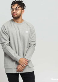 adidas Originals Essential Crew melange šedá S