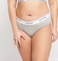Calvin Klein Bikini - Slip Plus Size C/O melange šedé XL