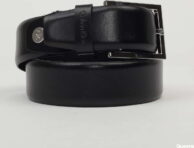 CALVIN KLEIN JEANS ADJ Bombed Belt černý 100 cm