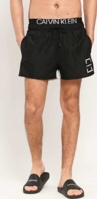 Calvin Klein Short Double Waistband černé / bílé XL