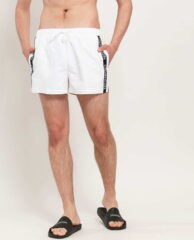 Calvin Klein Short Drawstring bílé XL