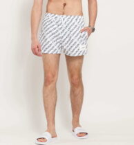 Calvin Klein Short Drawstring - Print bílé / černé XL