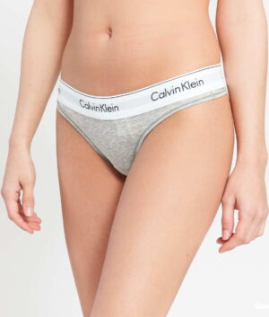 Calvin Klein Thong C/O melange šedé L