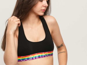 Calvin Klein Unlined Bralette černé / multicolor XS