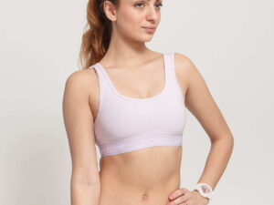 Calvin Klein Unlined Bralette Reversible světle fialové L