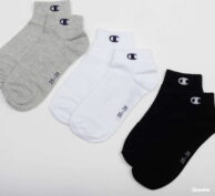 Champion 3 Pack Ankle Socks melange šedé / bílé / černé EUR 35-38