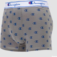 Champion Cotton Boxer Small Logo šedé / modré XL