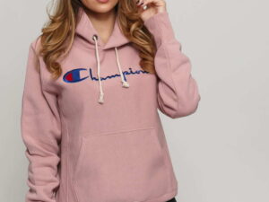 Champion Hooded Sweatshirt světle růžová XL