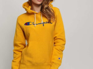 Champion Hooded Sweatshirt tmavě žlutá M