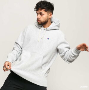 Champion Hooded Sweatshirt melange šedá XXL