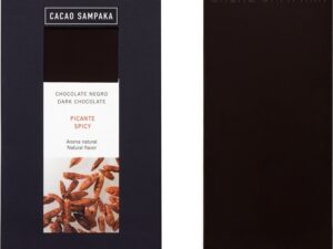 Cacao Sampaka tmavá čokoláda s chilli a skořicí 67% 100g