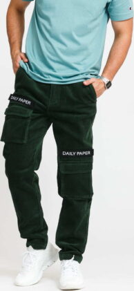 Daily Paper Corduroy Cargo Pants zelené L