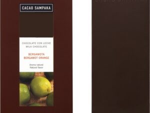 Cacao Sampaka mléčná čokoláda s bergamotem 50% 100g