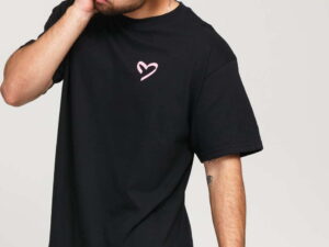 F*CK THEM Love Them SS Tee černé S