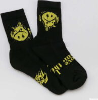 F*CK THEM Smiley Socks černé EUR 35-38