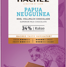 Hachez čokoláda Cocoa Papua Nová Guinea mléčná 34% 100g