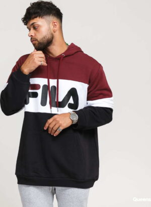 Fila Men Night Blocked Hoody vínová / černá / bílá M