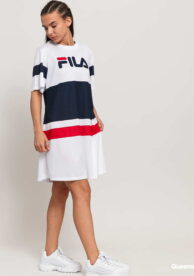Fila Women Basanti Tee Dress bílé / navy / červené S
