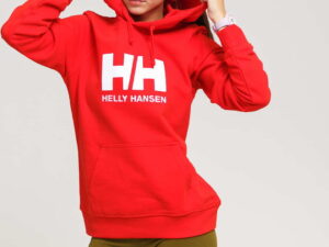 Helly Hansen W HH Logo Hoodie červená L