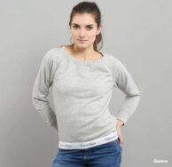 Calvin Klein Top Sweatshirt Long Sleeve C/O melange šedá L