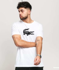 LACOSTE Men's Neckline T-Shirt bílé M