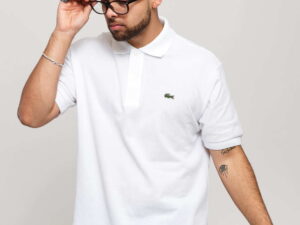 LACOSTE Men's Polo T-Shirt bílé XXL