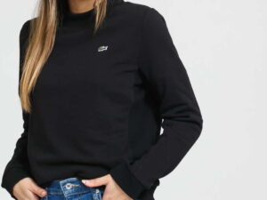 LACOSTE Women's Crewneck černá L