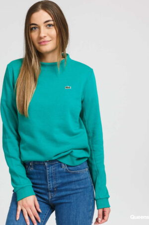 LACOSTE Women's Crewneck zelená L