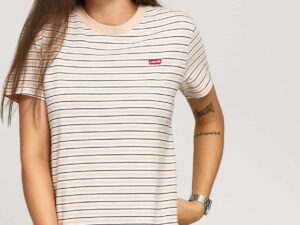 Levi's ® W Perfect Tee béžové / bílé / černé L