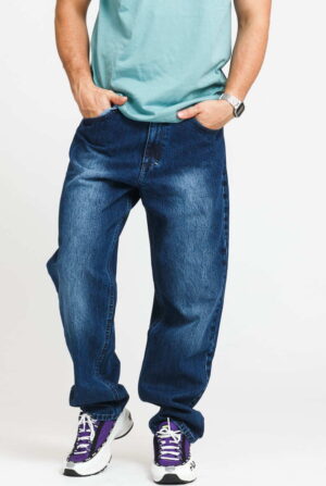 Mass DNM Slang Baggy Fit Jeans dark blue 36
