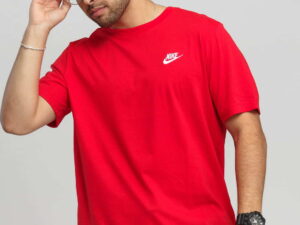 Nike M NSW Club Tee červené S