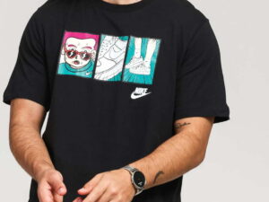 Nike M NSW Tee Footwear 1 Illustra černé XL