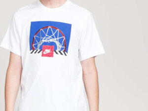 Nike M SW Bball Photo Tee bílé XL