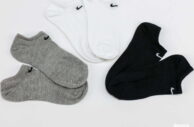 Nike U NK Everyday LTWT NS 3 Pack bílé / černé / melange šedé XL