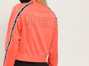 Nike W NSW Air Jakcet PK tmavě růžová L