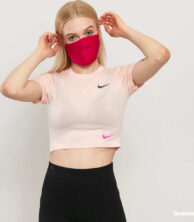 Nike W NSW Tee Slim Crop Top světle růžové L