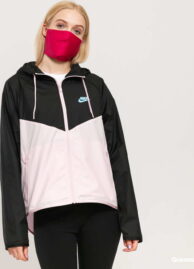Nike W NSW WR Jacket světle růžová / černá L