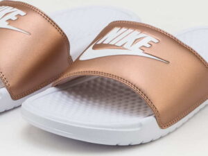 Nike WMNS Benassi JDI white / white - metallic red bronze EUR 39