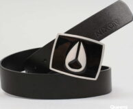 Nixon Enamel Icon Belt II černý / stříbrný S
