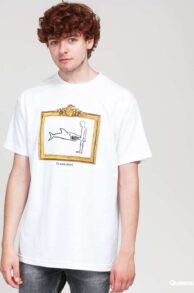 PLEASURES Bite T-Shirt bílé S