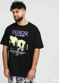 PLEASURES Exercise Tee černé XL