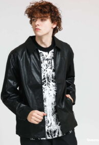 PLEASURES Loaded Zip Jacket černá XL