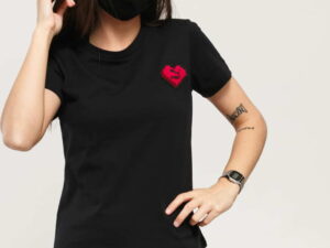 Puma Digital Love Tee černé S