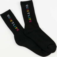 The Quiet Life Rainbow Sock černé