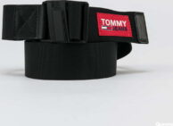TOMMY JEANS Fast Clip Webbing Belt černý 105 cm