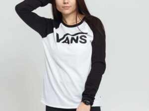 Vans WM Flying V LS Raglan bílé / černé XS