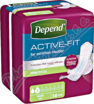 Depend Active-Fit Mini inkont.vložky ženy 14ks