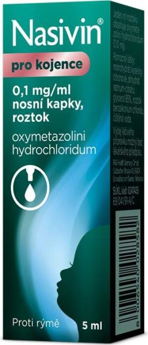 NASIVIN 0,01% 0,1MG/ML nosní podání GTT SOL 5ML