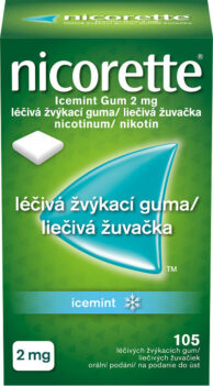 NICORETTE ICEMINT GUM 2MG léčivé žvýkací gumy 105