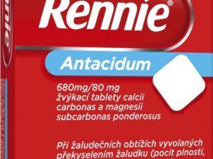 RENNIE 680MG/80MG žvýkací tableta 24